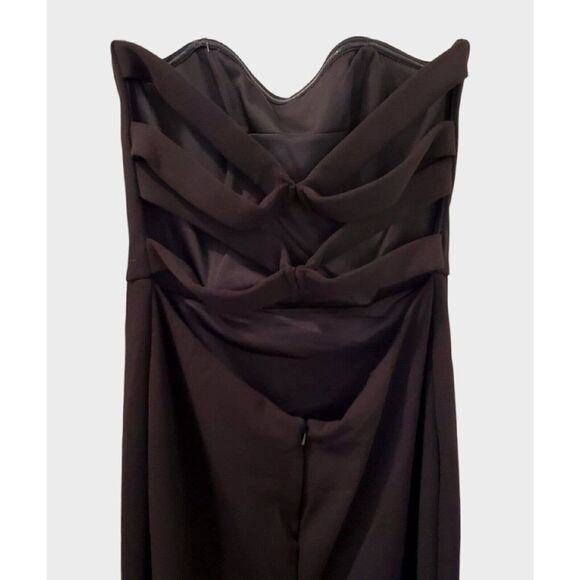 La Femme Womens Gown Dress Black Backless MSRP $499 Size 6 - Picture 5 of 5